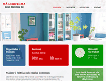 Tablet Screenshot of malerifirman.se